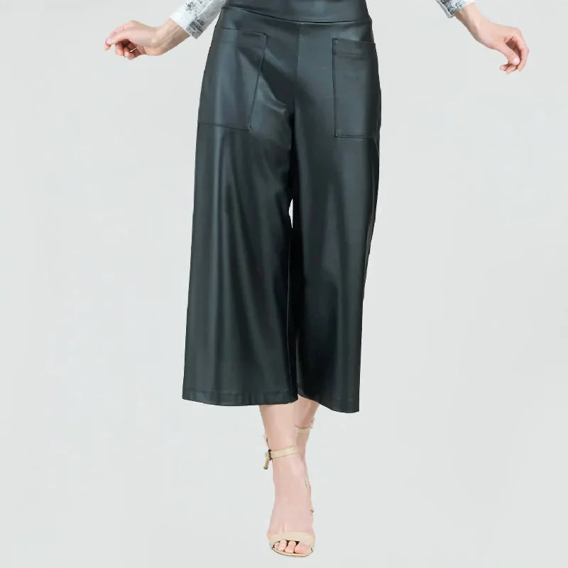 Chic Outfits Falling On Love With You Gaucho Pant In Black