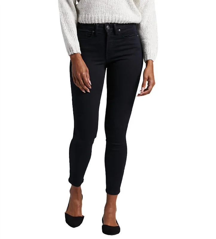 Casual Chic Wear Loose-fit cotton pants Forever Stretch Five Pocket High Rise Skinny Jean In Black Casual Chic Wear Loose-fit cotton pants Forever Stretch Five Pocket High Rise Skinny Jean In Black