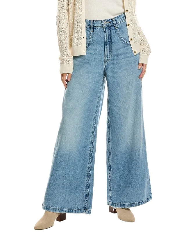 Casual Comfort Relaxed-fit denim pants FRAME Denim The Skater Wide Leg Jean