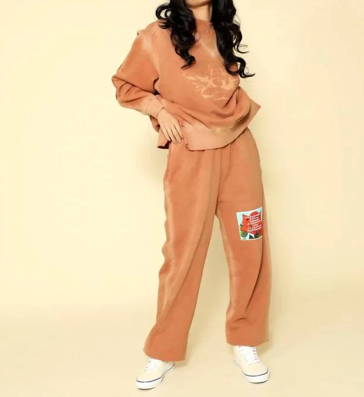 Casual Fit Wear From Another Perspective Sweatpants In Brown