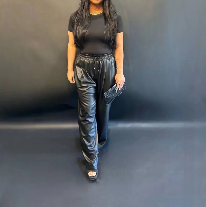 Simple Chic Harper Baggy Pant In Black