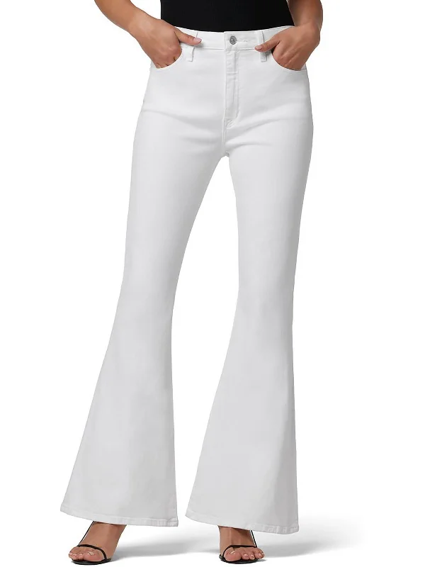 Urban Comfort Trendy skinny pants Heidi Womens High-Rise Stretch Flare Jeans