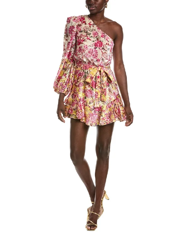 Smart Comfort Wear Hemant & Nandita One-Shoulder Mini Dress