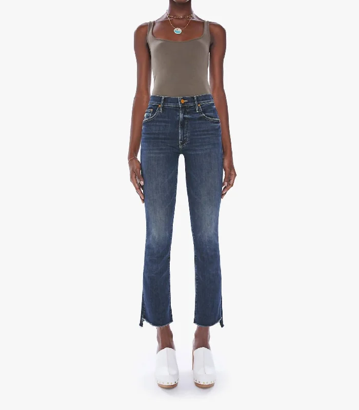 Soft Knitwear Slim fit trousers Insider Crop Step Fray Jean In Teaming Up