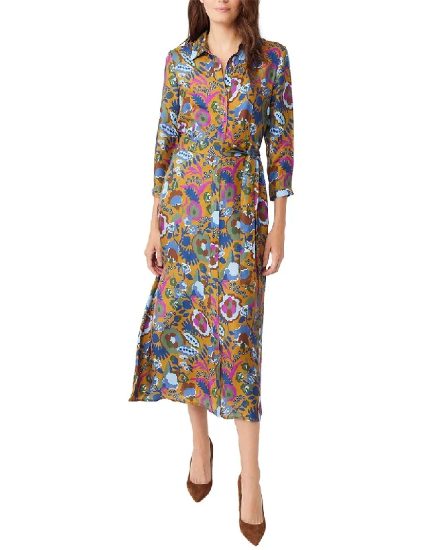 Light Comfort J.McLaughlin Paloma Silk-Blend Dress