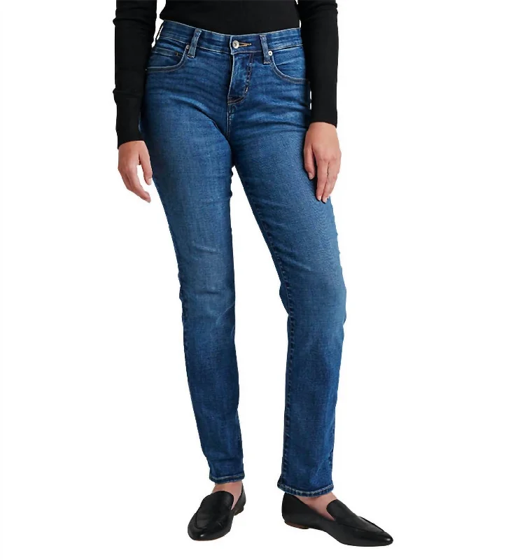 Comfy Dress Retro high-rise pants Jag Mid Rise Ruby Straight In Austin Blue