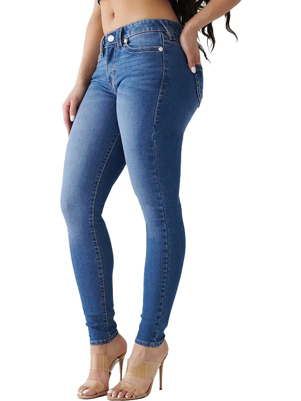 Chic Comfort High-rise casual trousers Jennie Big T Womens Mid-Rise Medium Wash Skinny Jeans Chic Comfort High-rise casual trousers Jennie Big T Womens Mid-Rise Medium Wash Skinny Jeans