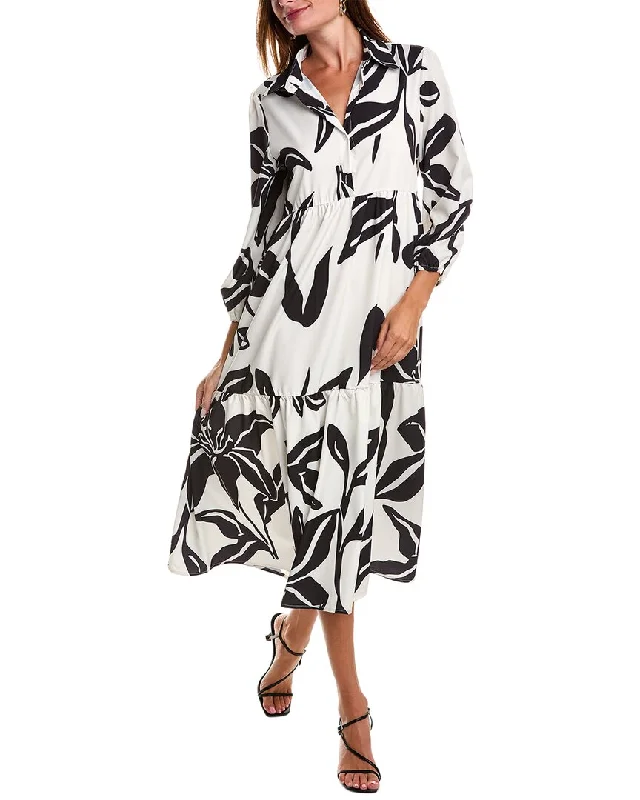 Chic Relaxation JL LUXE Printed Shirtdress