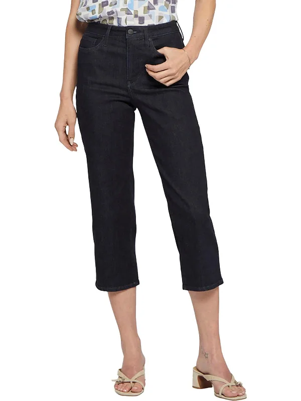 Easy Comfort Style Slim fit chinos Joni Womens High Rise Relaxed Capri Jeans