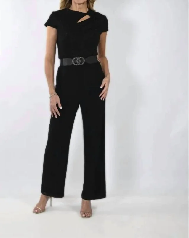 Urban Comfort Jumpsuit In Black
