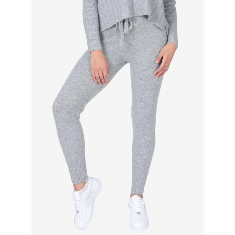 Soft Fabrics Juniper Knit Pants In Heather Grey