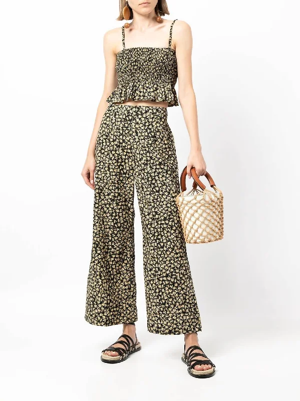Cozy Vibes Lario Pants In Salma Floral