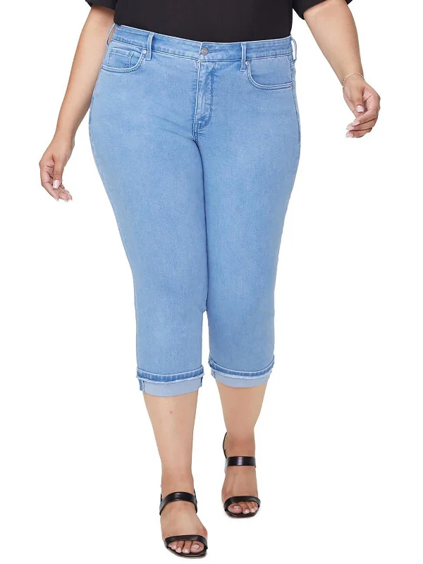 Cozy Outfit Formal slim-fit pants Marilyn Womens Straight Leg Light Wash Cropped Jeans Cozy Outfit Formal slim-fit pants Marilyn Womens Straight Leg Light Wash Cropped Jeans
