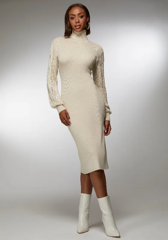 Cozy Chic Midi Sweater Dress