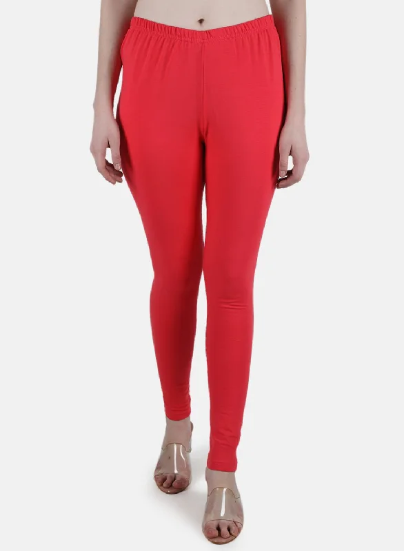 Easy Style Running leggings Women Pink Solid Legging