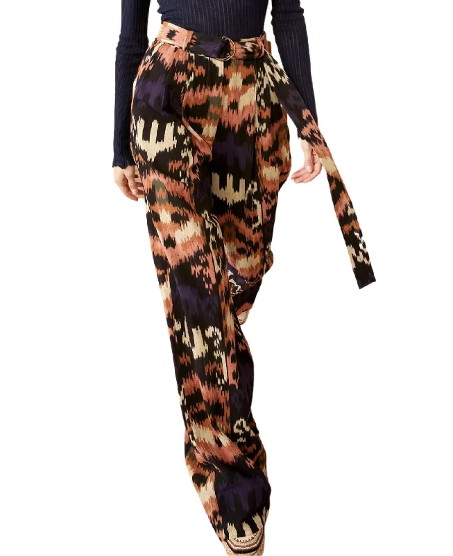 Trendy Casuals Loose lounge pants Nico Pant In Black Iris