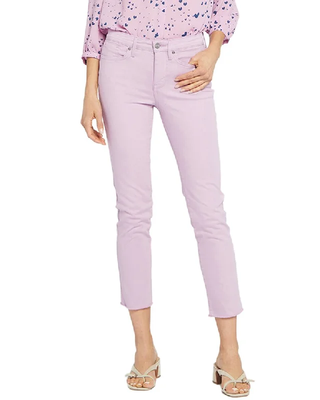Easy Style Classic work trousers NYDJ Sheri Mauve Mist Ankle Jean