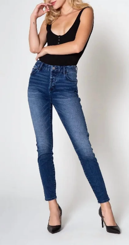 Fashionable Ease Wool-blend women’s pants Olivia Super High Rise Ankle Skinny Jeans Colville In Dark Wash Fashionable Ease Wool-blend women’s pants Olivia Super High Rise Ankle Skinny Jeans Colville In Dark Wash