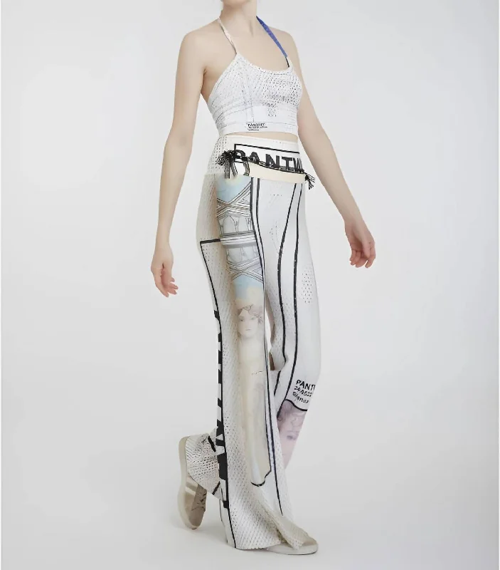 Relaxed Chic Pantwo Pant In White