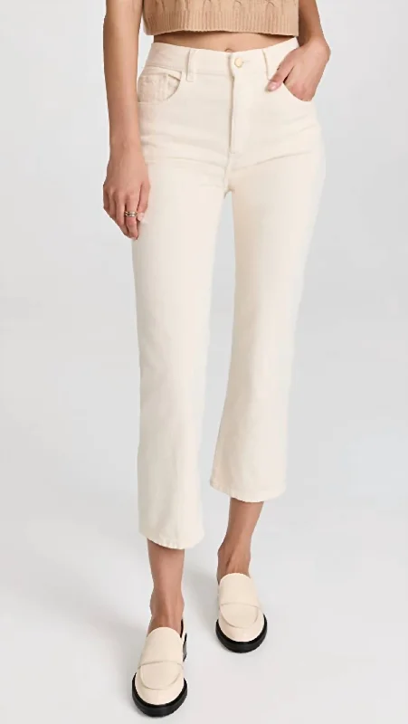Comfort Fit Women’s leather leggings Patti Straight High Rise Vintage Ankle In Manilla