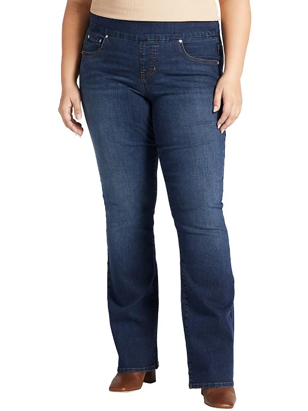 Fresh Comfort Sporty women’s leggings Plus Paley Womens Mid-Rise Dark Wash Bootcut Jeans