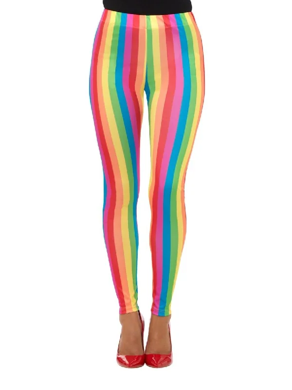 Warm Wear Yoga leggings Rainbow Clown Leggings
