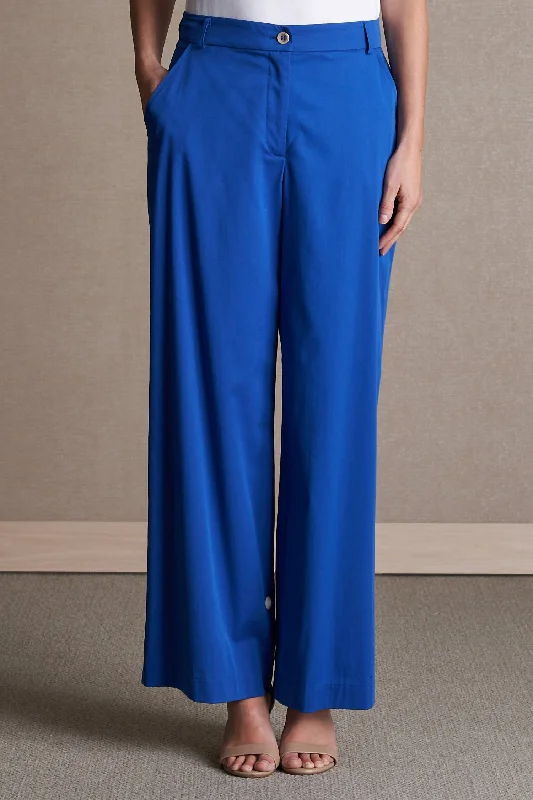 Relaxed Fashion Relaxed Wide Leg Pant In Sapphire