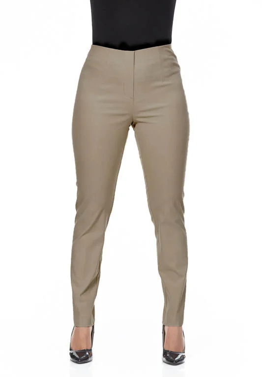 Easygoing Fashion Button-up casual pants LIOR Women's Dressy Pull On Pants For Office-"Sasha" Easygoing Fashion Button-up casual pants LIOR Women's Dressy Pull On Pants For Office-"Sasha"