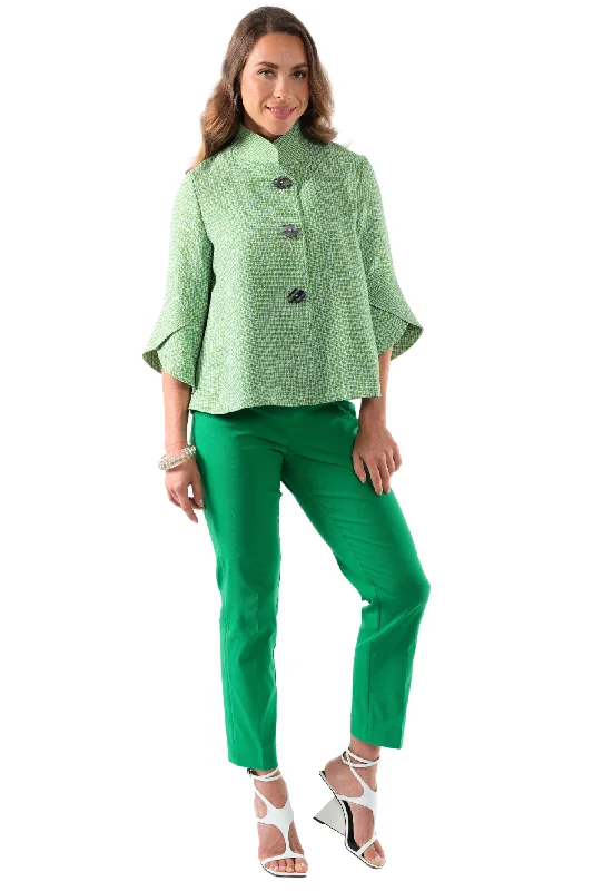 Warm Layers Printed athletic pants LIOR Women's Bright Color Dress Pants-"Sasha"