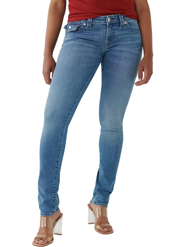 Soft Clothing Denim bootcut pants Stella Womens Low Rise Stretch Skinny Jeans