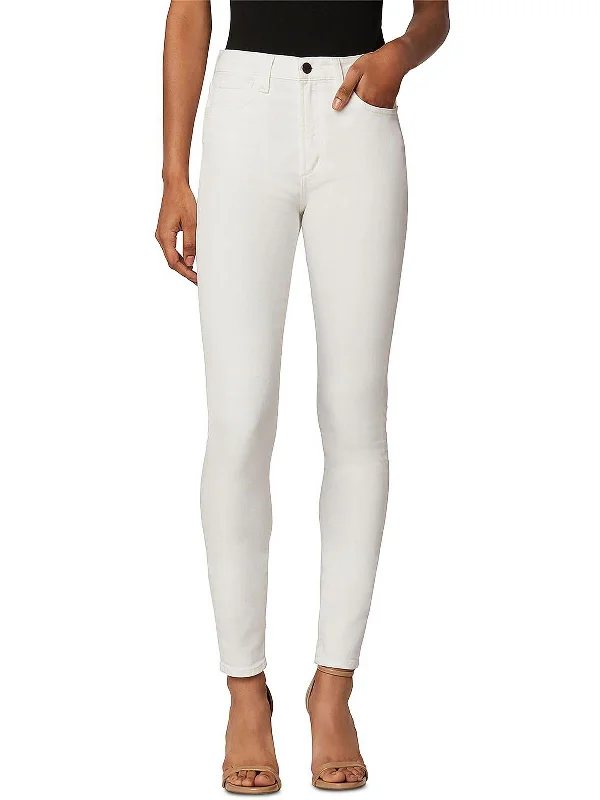 Relaxed Fashion Elegant slouchy pants Twiggy Womens Denim Mid Rise Skinny Jeans
