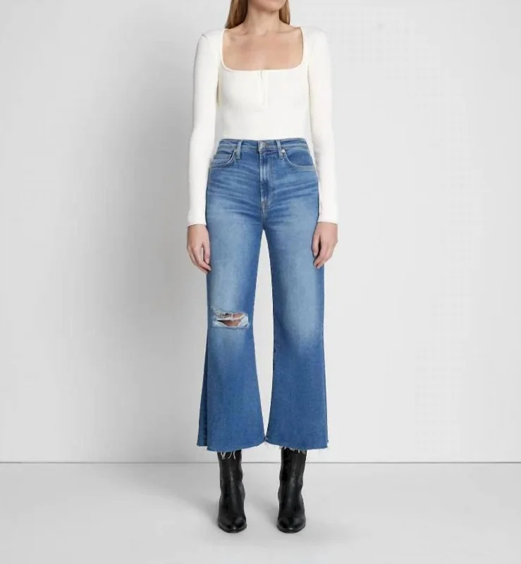 Simple Style Comfortable jogger pants Ultra High Rise Cropped Jo Jeans In Lyme