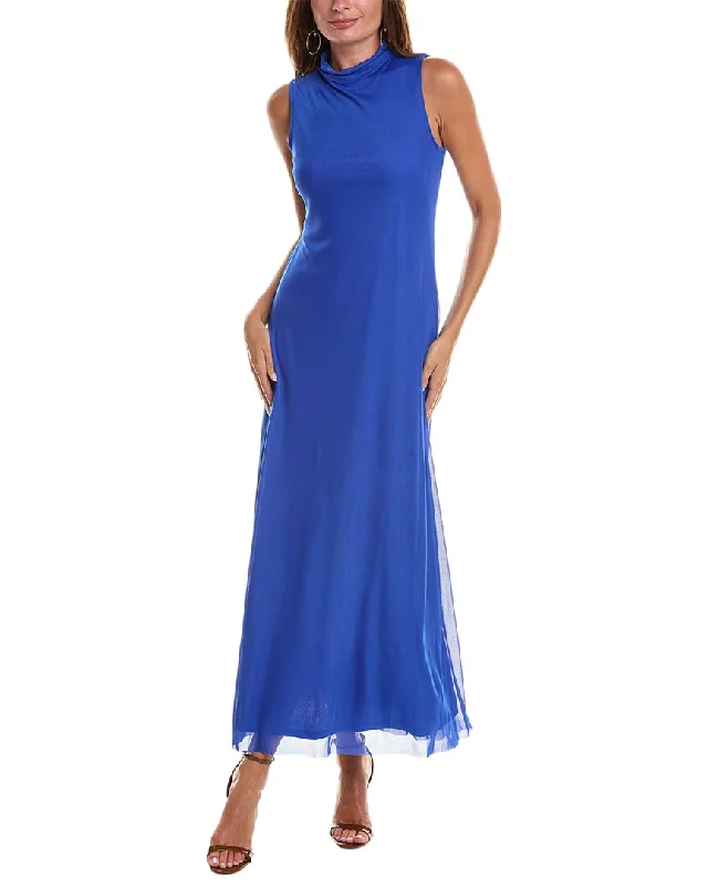 Cozy Outfit Vince Camuto High-Neck Maxi Dress