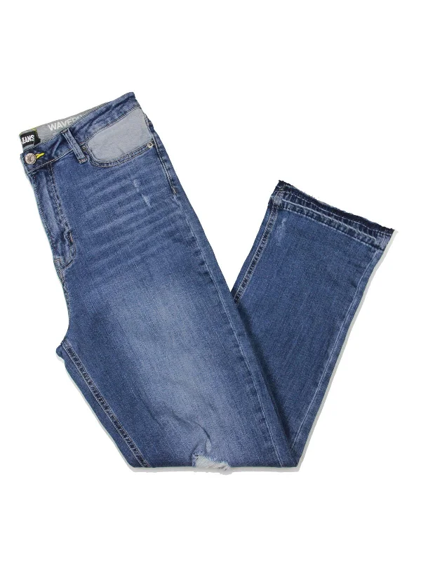 Lounge Chic Chino capri pants Waverly Womens Frayed Hem Medium Wash Straight Leg Jeans Lounge Chic Chino capri pants Waverly Womens Frayed Hem Medium Wash Straight Leg Jeans