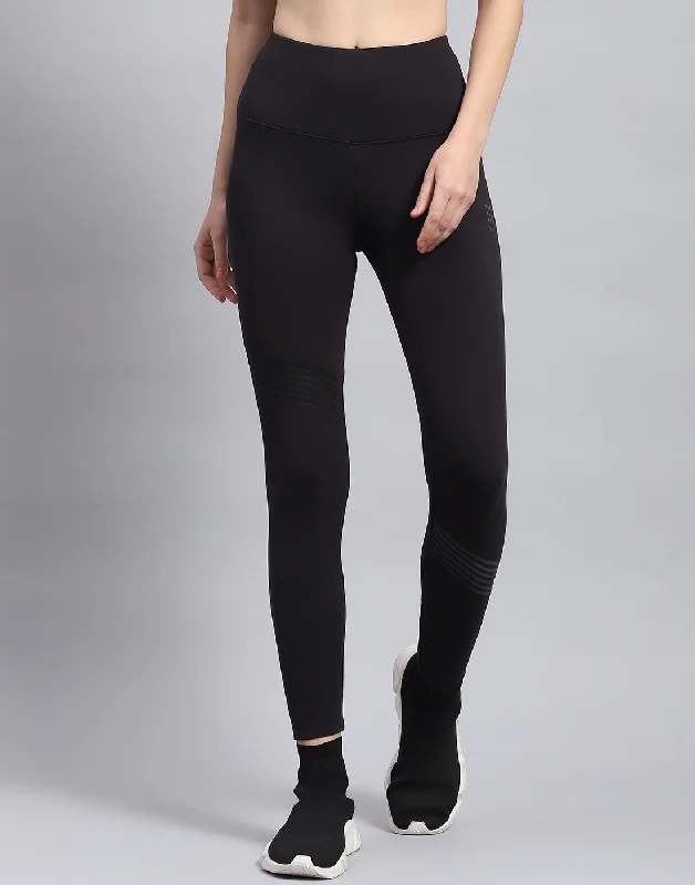Stylish Wear Eco-friendly leggings Women Black Solid Regular Fit Legging