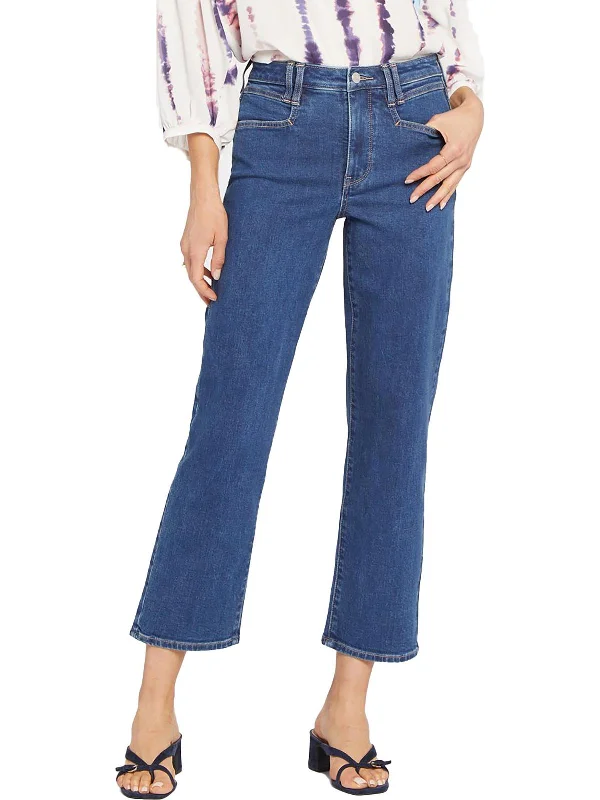 Relaxed Fit Seamless leggings Womens Ankle Relaxed Straight Leg Jeans