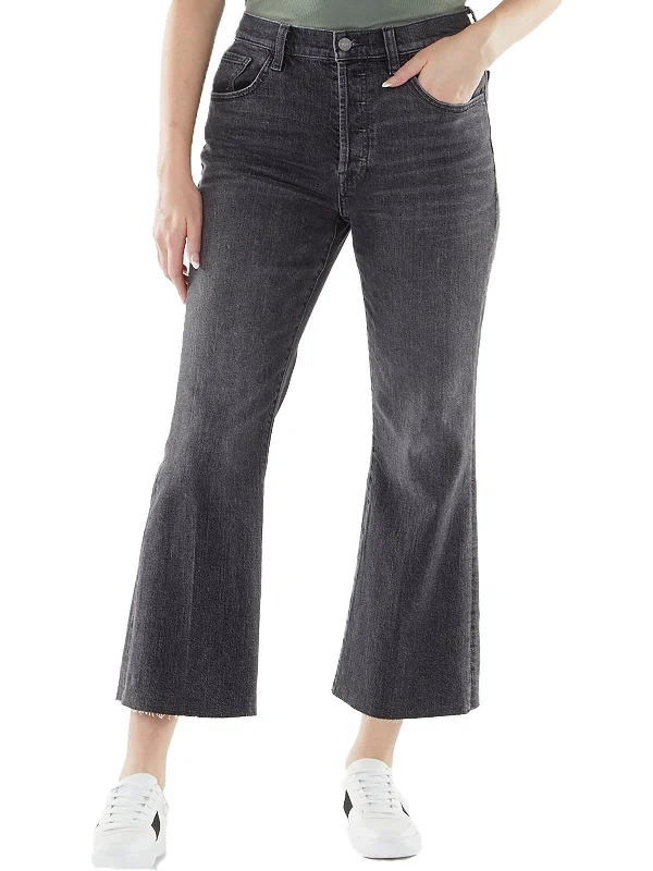 Chic Outfits Stretch leggings Womens High-Rise Easy Boy Bootcut Jeans