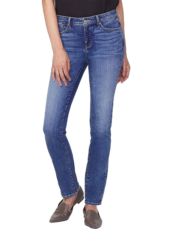Cozy Sweaters Slim fit khakis Womens Mid-Rise Medium Wash Slim Jeans