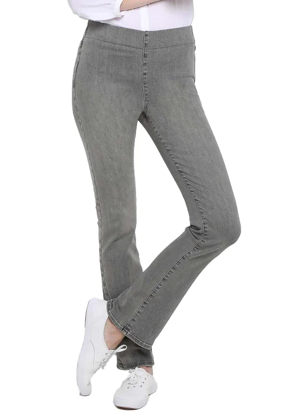 Cozy Look Loose-fitting women’s pants Womens Slim Pull On Bootcut Jeans