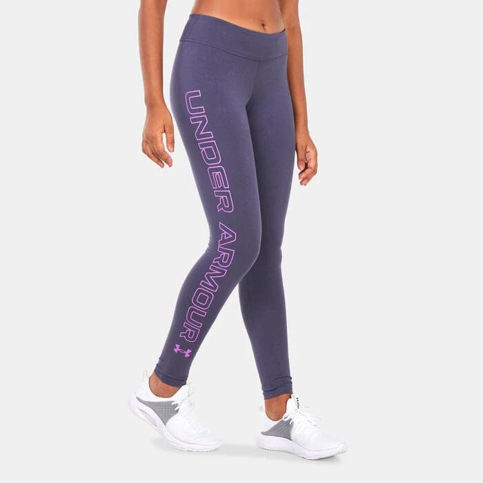 Warm Comfort Workout gym leggings Women's UA Favorite Wordmark Leggings