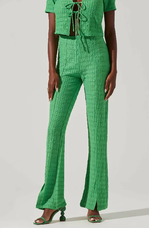 Effortless Dressing Zoey Pants In Green