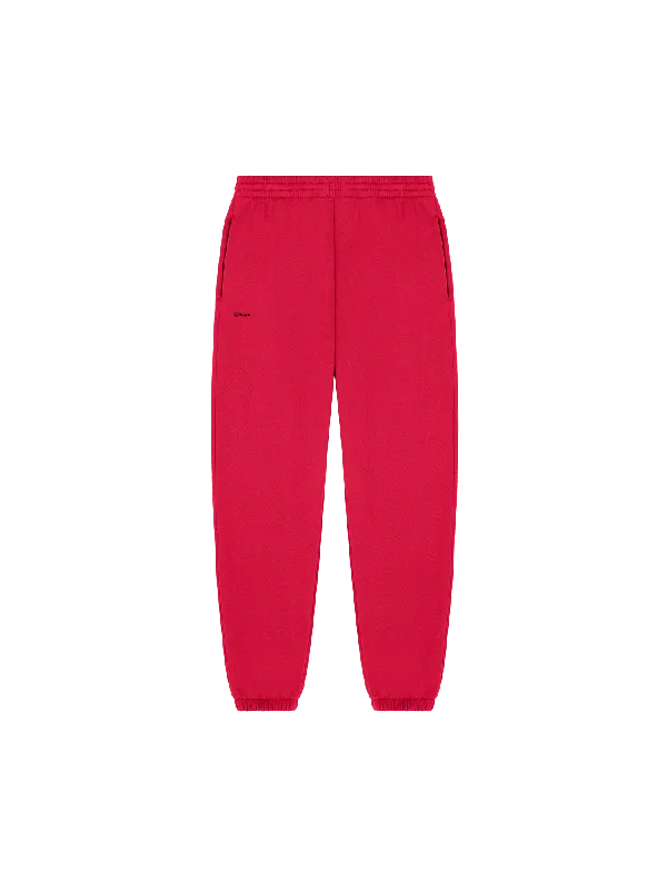 Warm Comfort Mesh-backed jacket Womens 365 Midweight Track Pants—Goji berry red