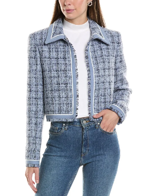 Trendy Casuals Trench jacket alice + olivia Nicola Cropped Jacket
