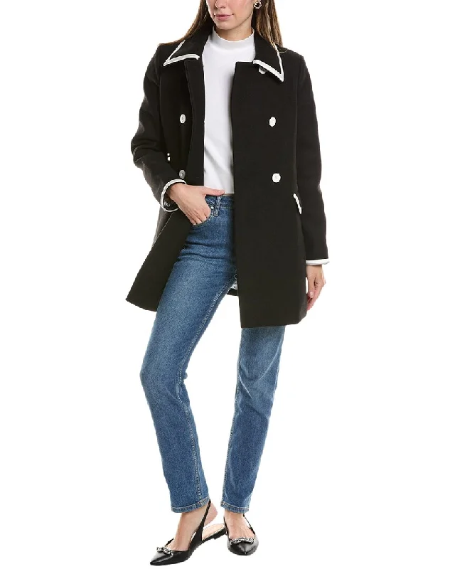 Simple Style Parka jacket alice + olivia Yulissa Coat
