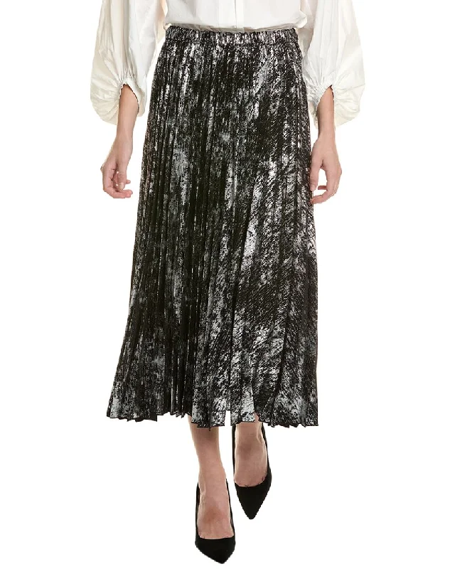 Effortless Dressing Fitted midi skirt Anne Klein Pleated Skirt