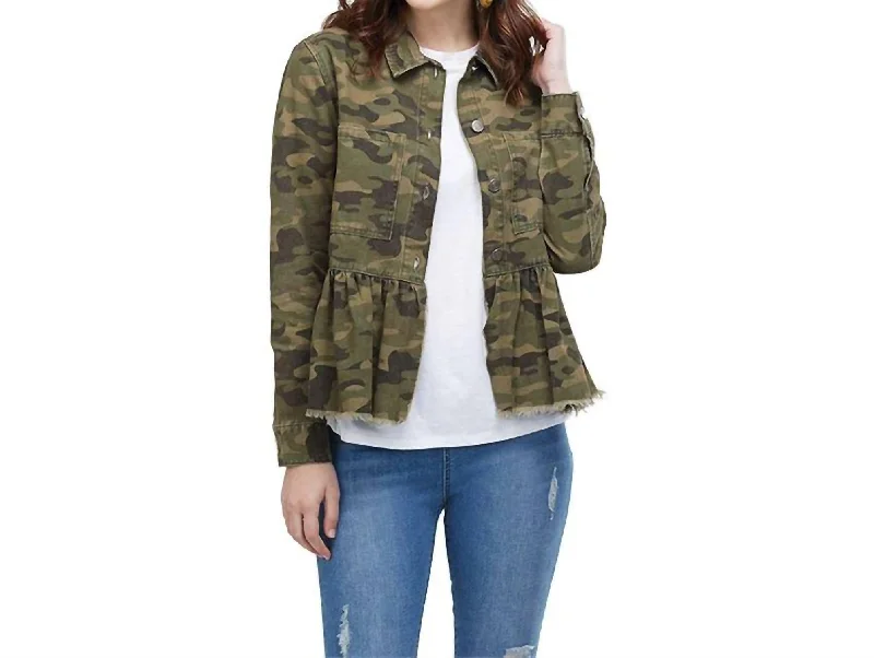 Comfortable Tops Camo jacket Banks Denim Jacket In Camo