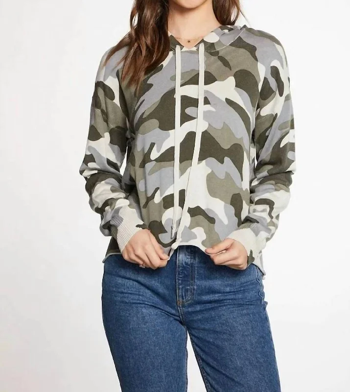 Breezy Comfort Reversible jacket Camo Long Sleeve Hoodie