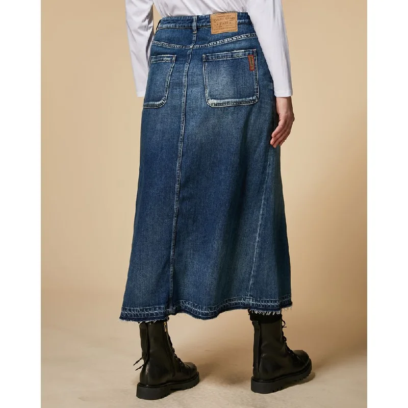 Soft Casuals Slit skirt CANARINO