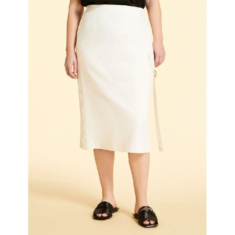 Cozy Chic Wear Wrap-around skirt CARBONE