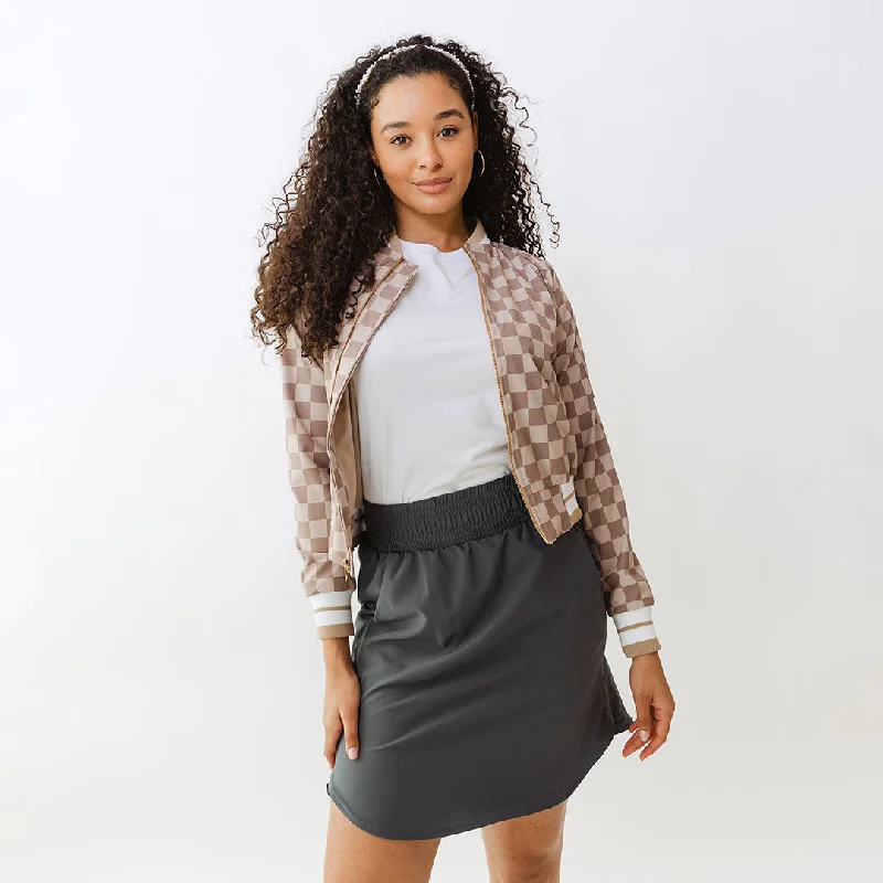 Cozy Outerwear Simple A-line skirt Club Skirt, Antracite